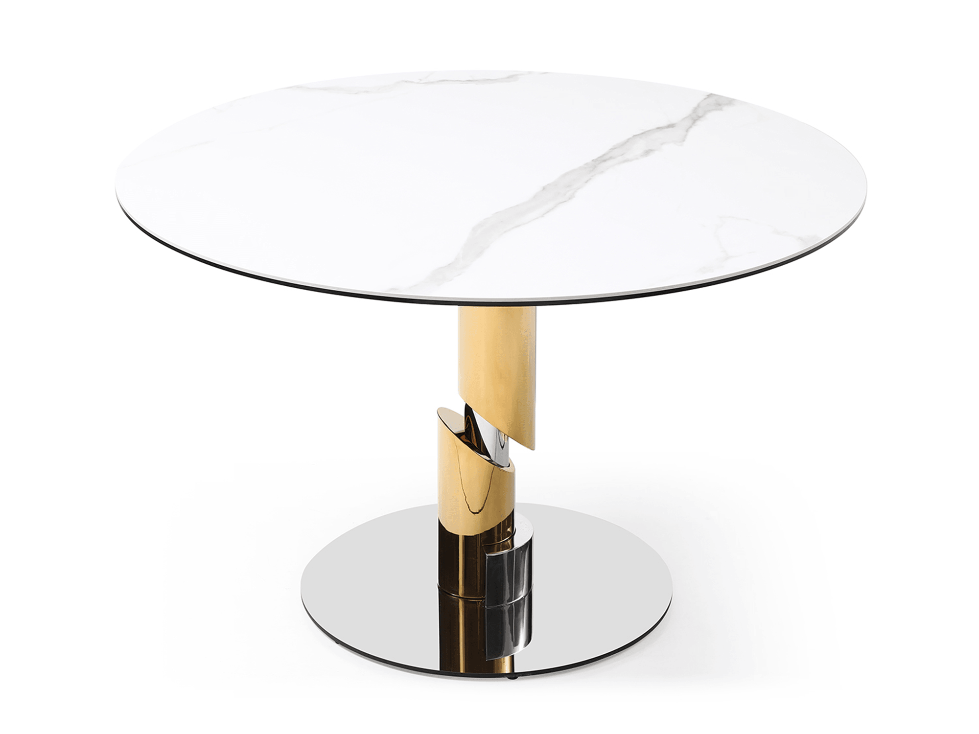 Brenna Round Dining Table - Euro Living Furniture