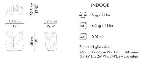GOBI COFFEE TABLE, high - Euro Living Furniture