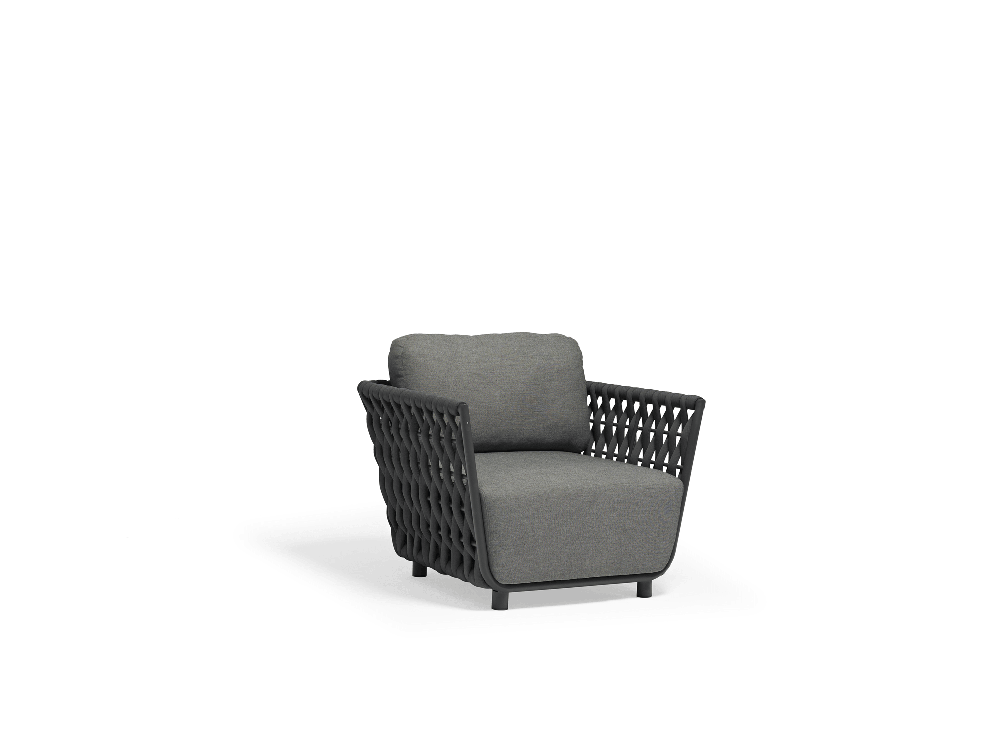 Ayla Armchair in Dark Grey - Euro Living Furniture