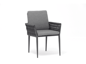 Ayla Dining Chair in Dark Grey - Euro Living Furniture