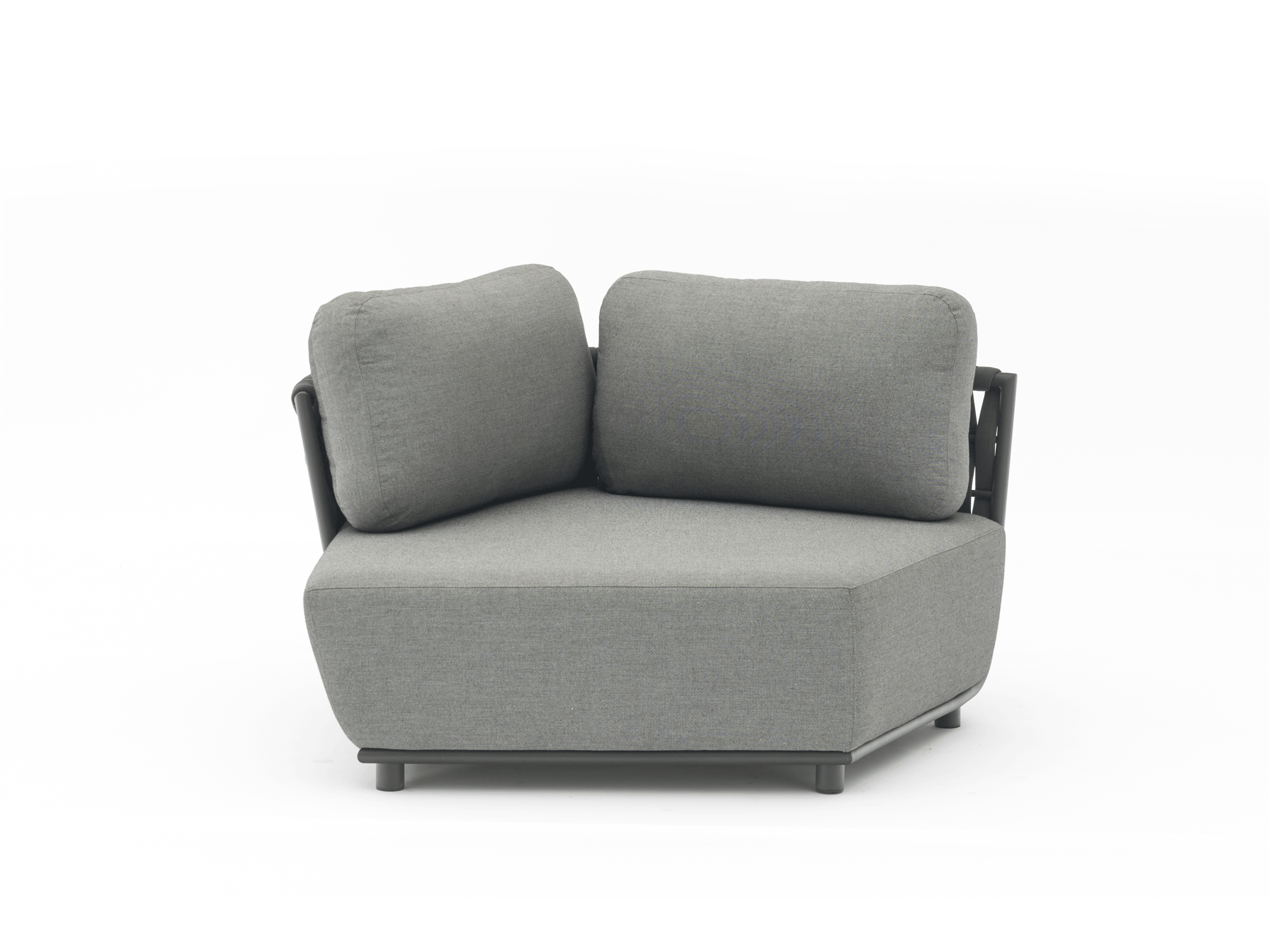 Ayla Outdoor Chair in Dark Grey - Euro Living Furniture