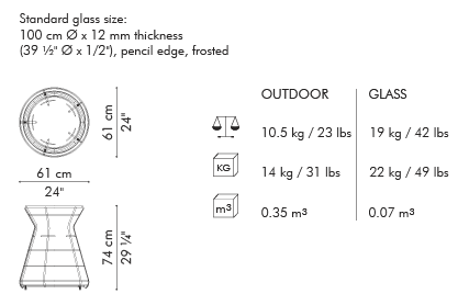 HAGIA DINING TABLE - Euro Living Furniture