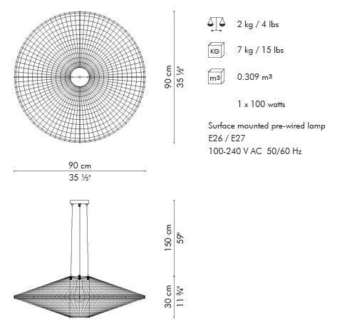 HALO DISC LAMP - Euro Living Furniture