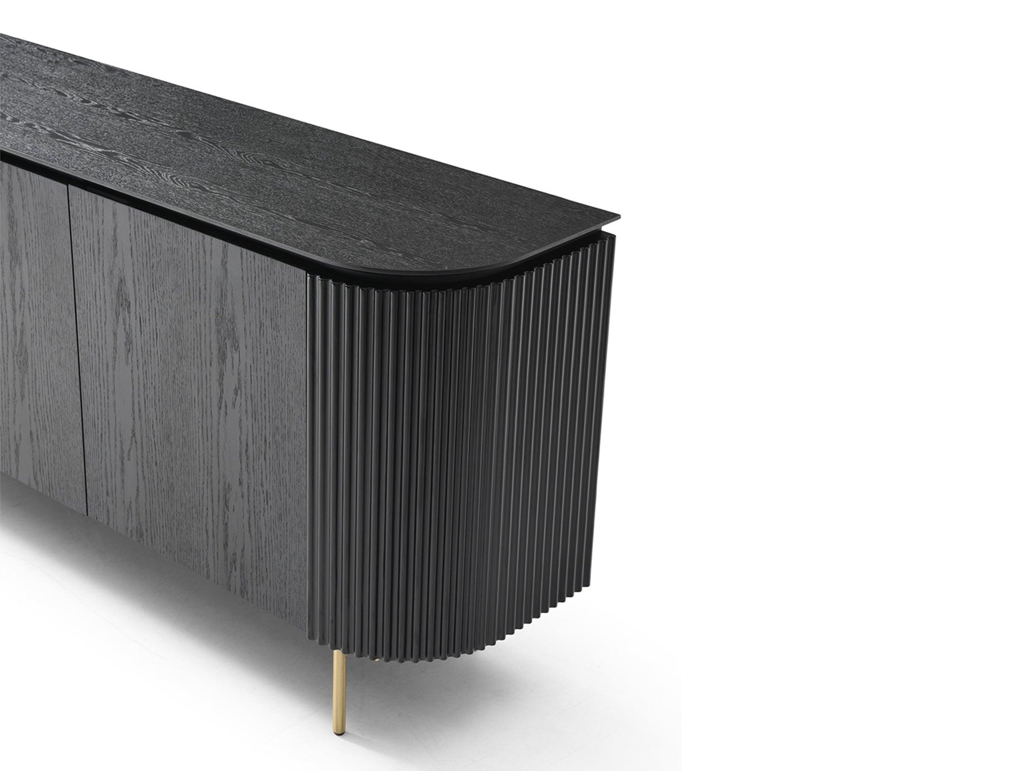 Gloria Buffet Black - Euro Living Furniture