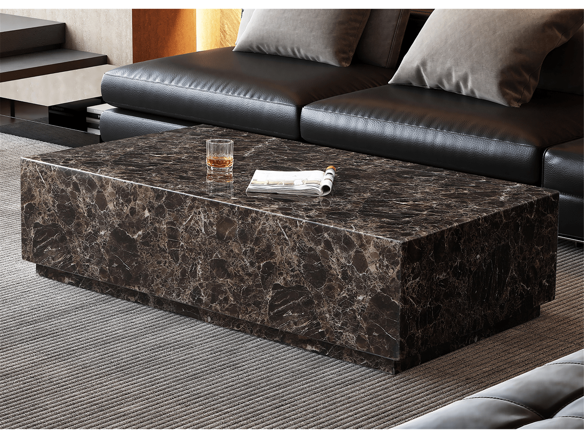 Camellia Rectangle Coffee Table - Euro Living Furniture