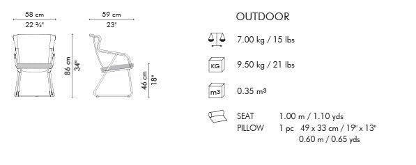 ISABELLA ARMCHAIR - Euro Living Furniture