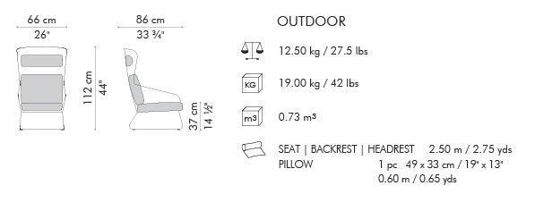 ISABELLA EASY ARMCHAIR HIGHBACK - Euro Living Furniture