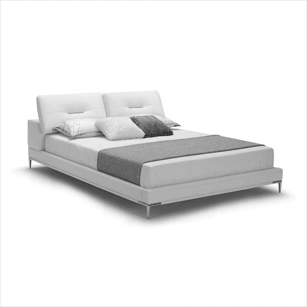 East King Leather Bed - Euro Living Furniture