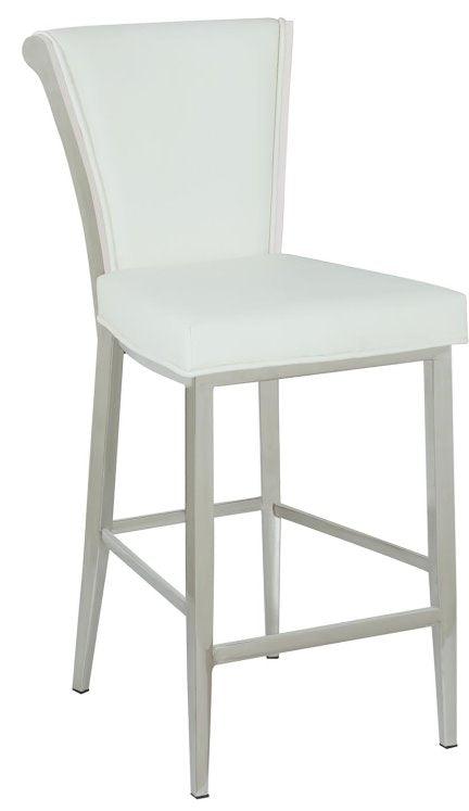 Josie Stool - White - Euro Living Furniture