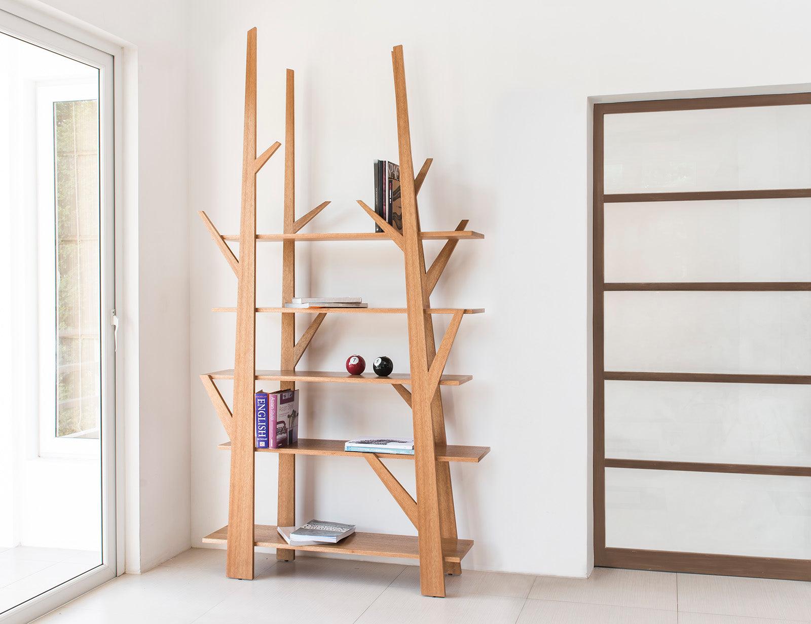 JUNIPER BOOKSHELF MEDIUM - Euro Living Furniture