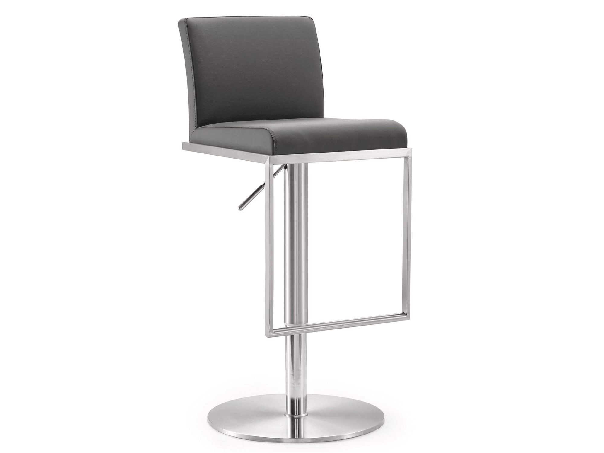 Belenda Dark Grey Stool - Euro Living Furniture