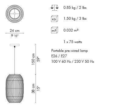KAI LANTERN - Euro Living Furniture