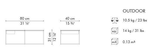 KAJA COFFEE TABLE - Euro Living Furniture