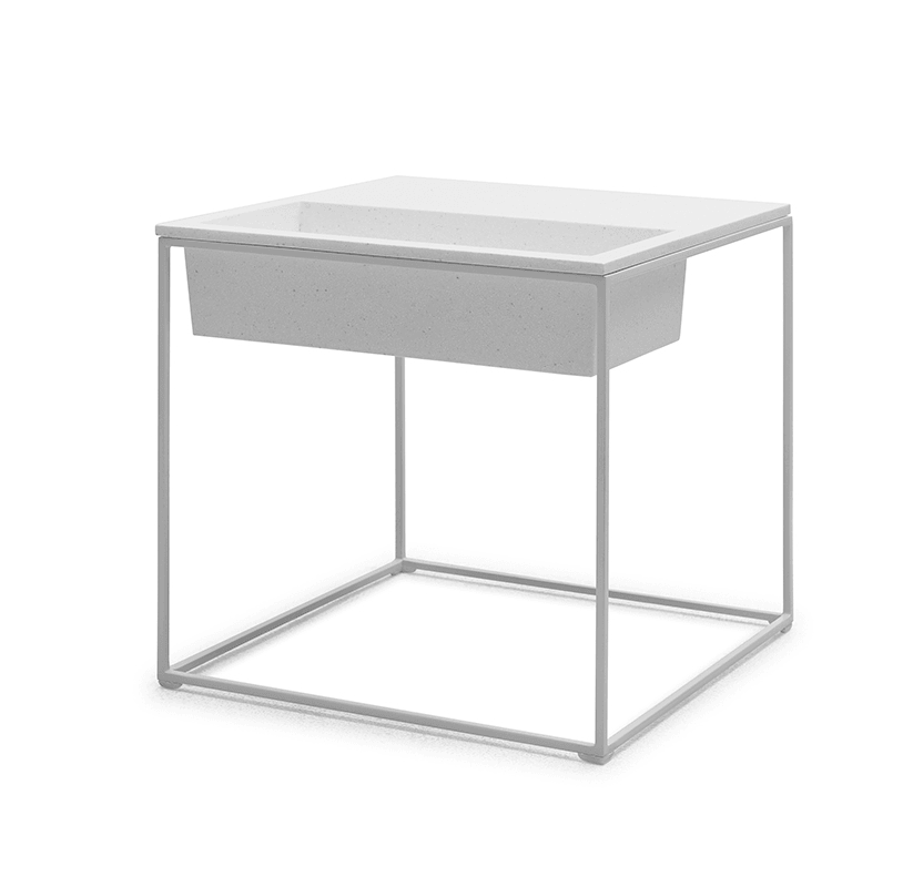 KAJA END TABLE LOW - Euro Living Furniture