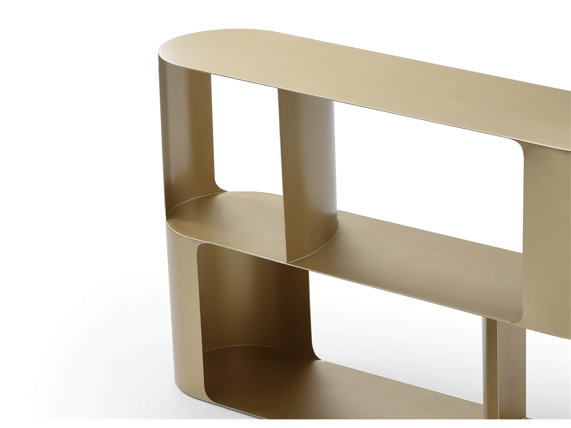 Cadence Console Table Gold - Euro Living Furniture