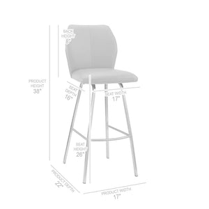 Andy Counter Stool - Euro Living Furniture