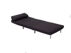 Lucio Sofa Bed in Black - Euro Living Furniture