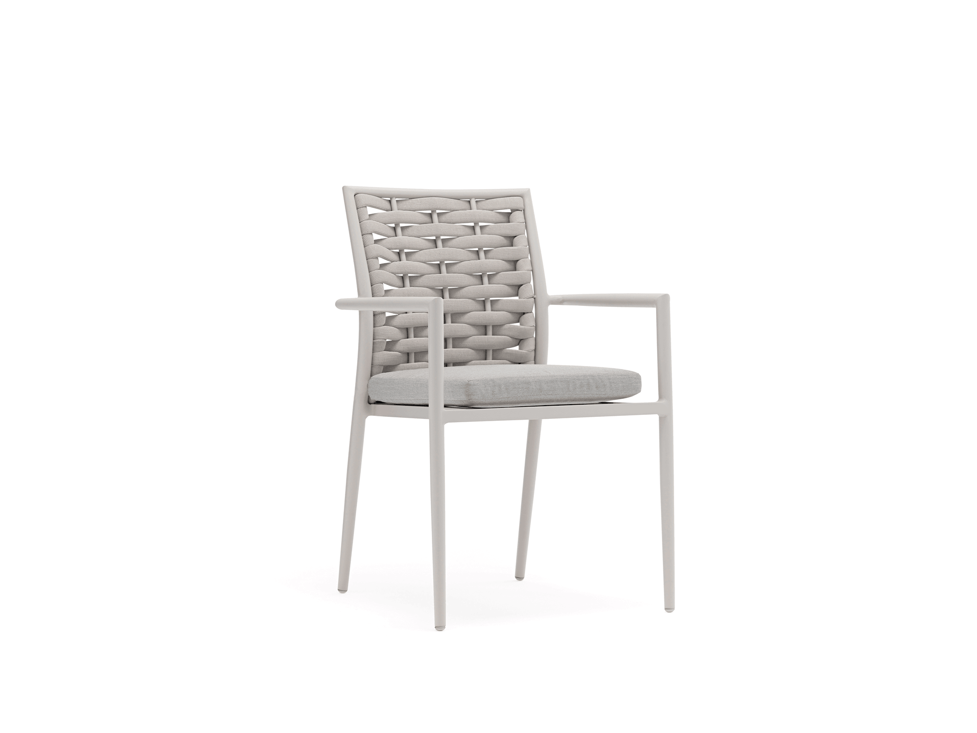Nita Loop Dining Chair in Griege - Euro Living Furniture