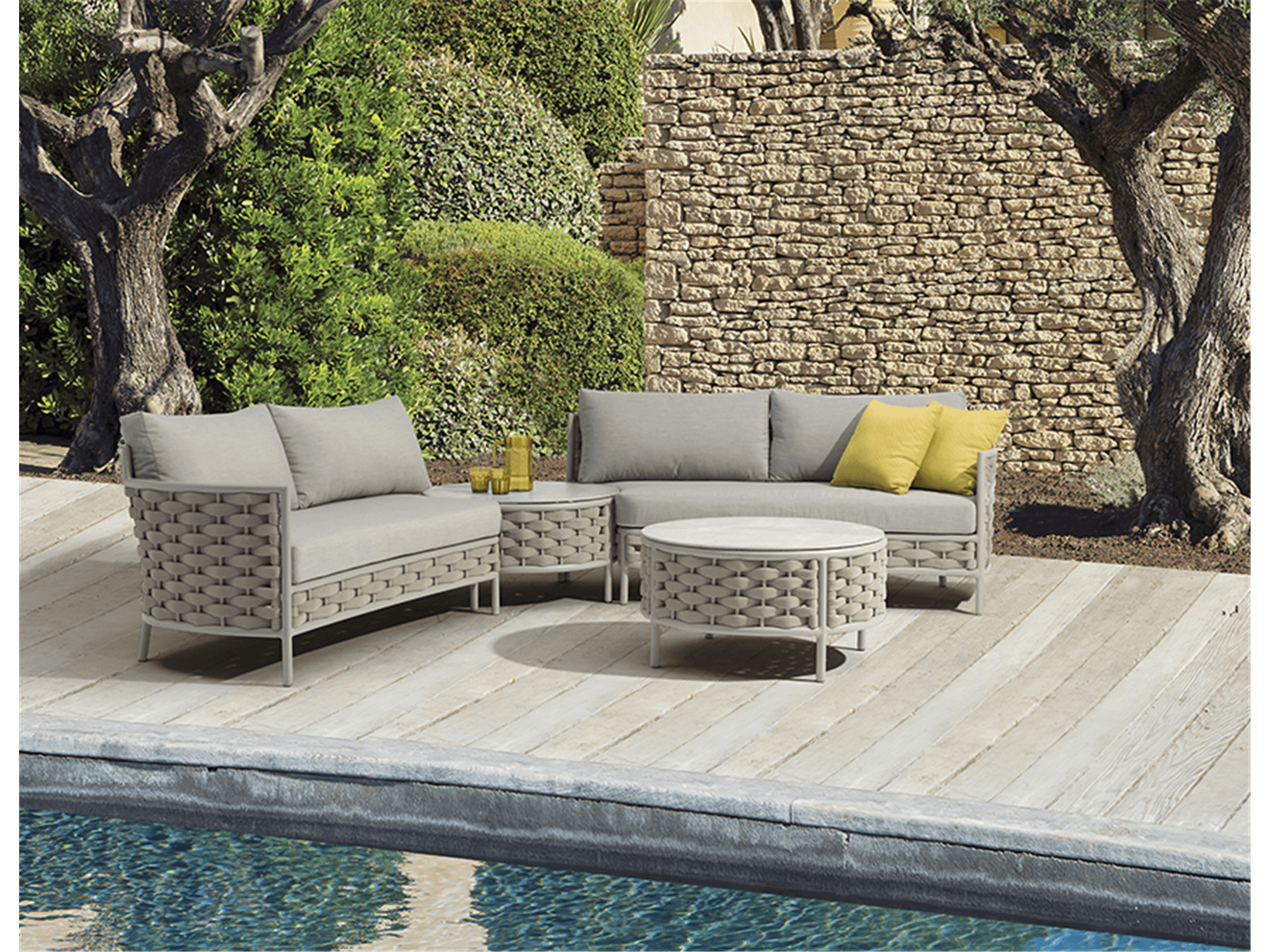 Nita Loop Sofa With Hand - Euro Living Furniture