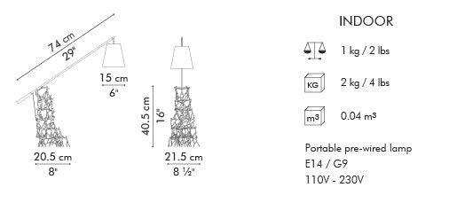 LITTLE PEOPLE BOOM TOWN LAMP - Euro Living Furniture