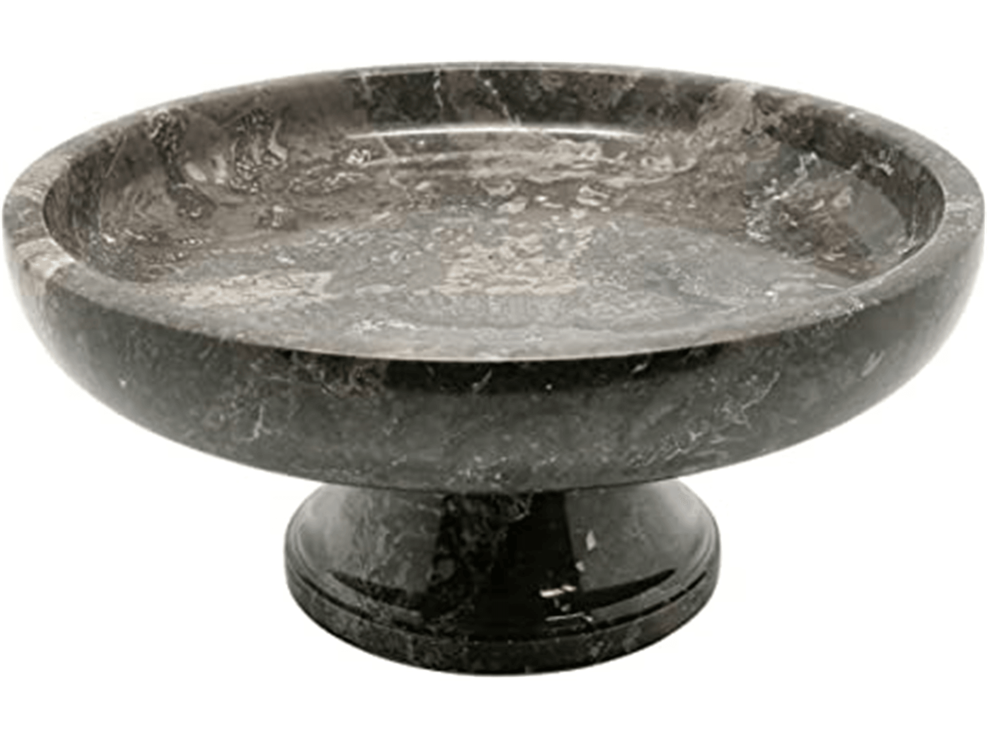 AYAAN GREY MARBLE ACCENT BOWL - Euro Living Furniture