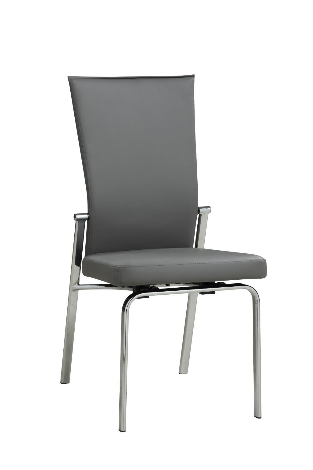 Molli Motion Dining Chair - Chrome - Euro Living Furniture