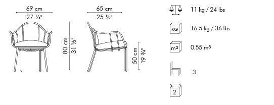MARCEL EASY ARMCHAIR - Euro Living Furniture