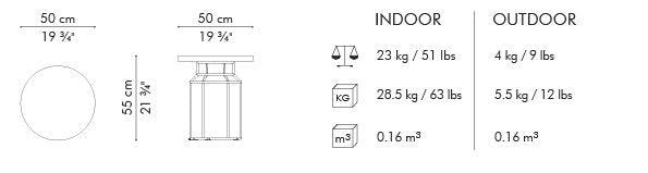 MASON END TABLE - Euro Living Furniture