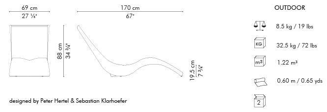 MERMAID CHAISE LOUNGE - Euro Living Furniture