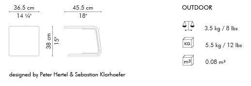 MERMAID END TABLE - Euro Living Furniture