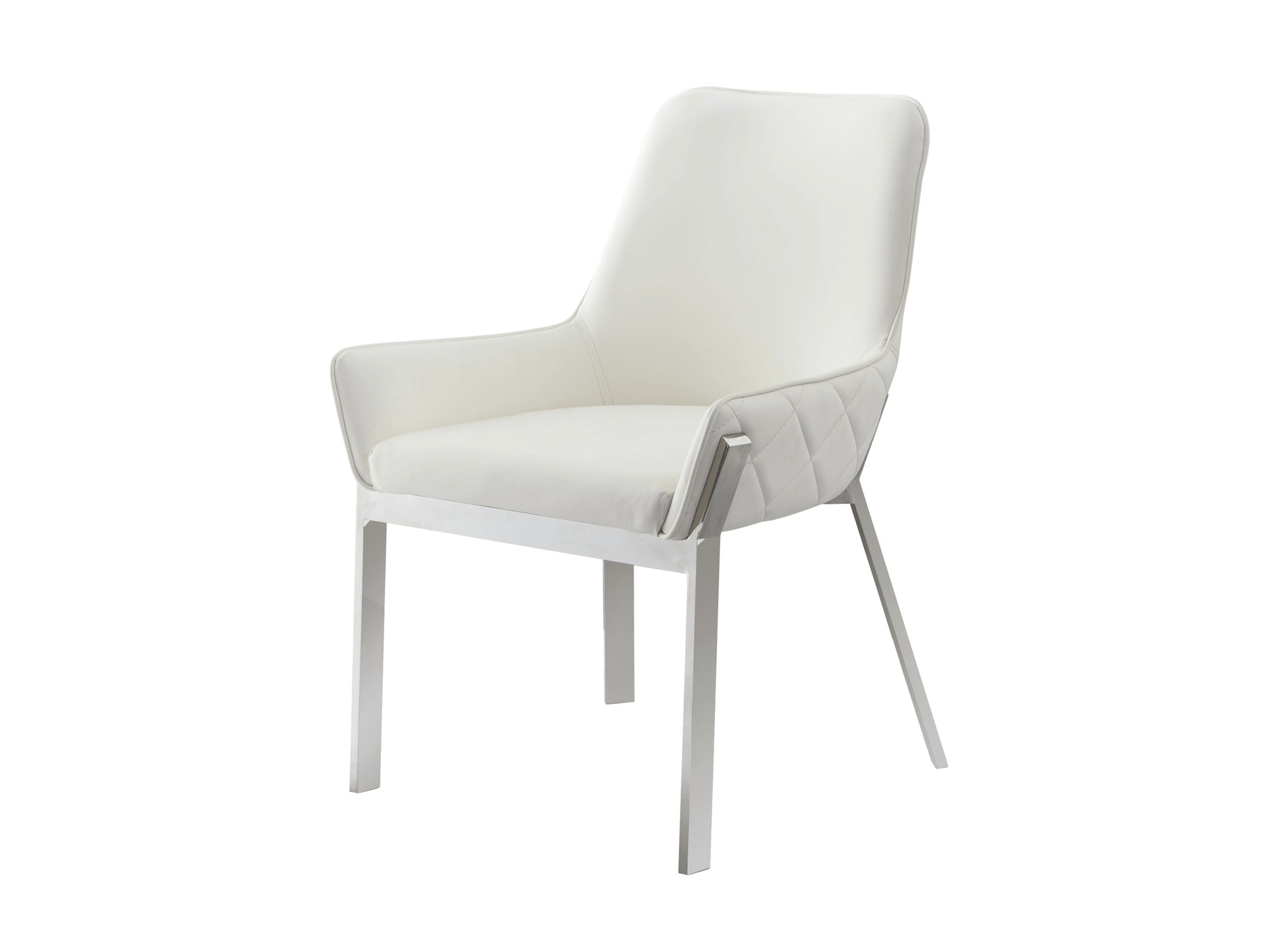 Premier Dining Chair in White - Euro Living Furniture