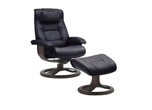 Mustang R Leather Reclining Chair - Euro Living Furniture