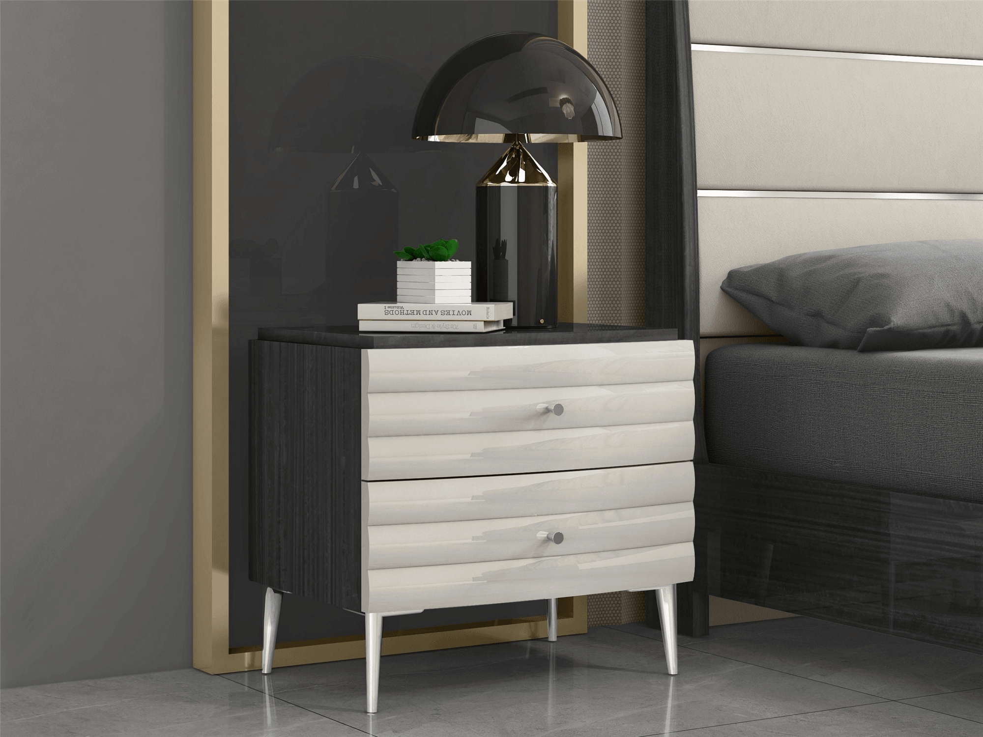 Pino Nightstand - Euro Living Furniture