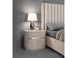 Dorothy Nightstand Beige - Euro Living Furniture