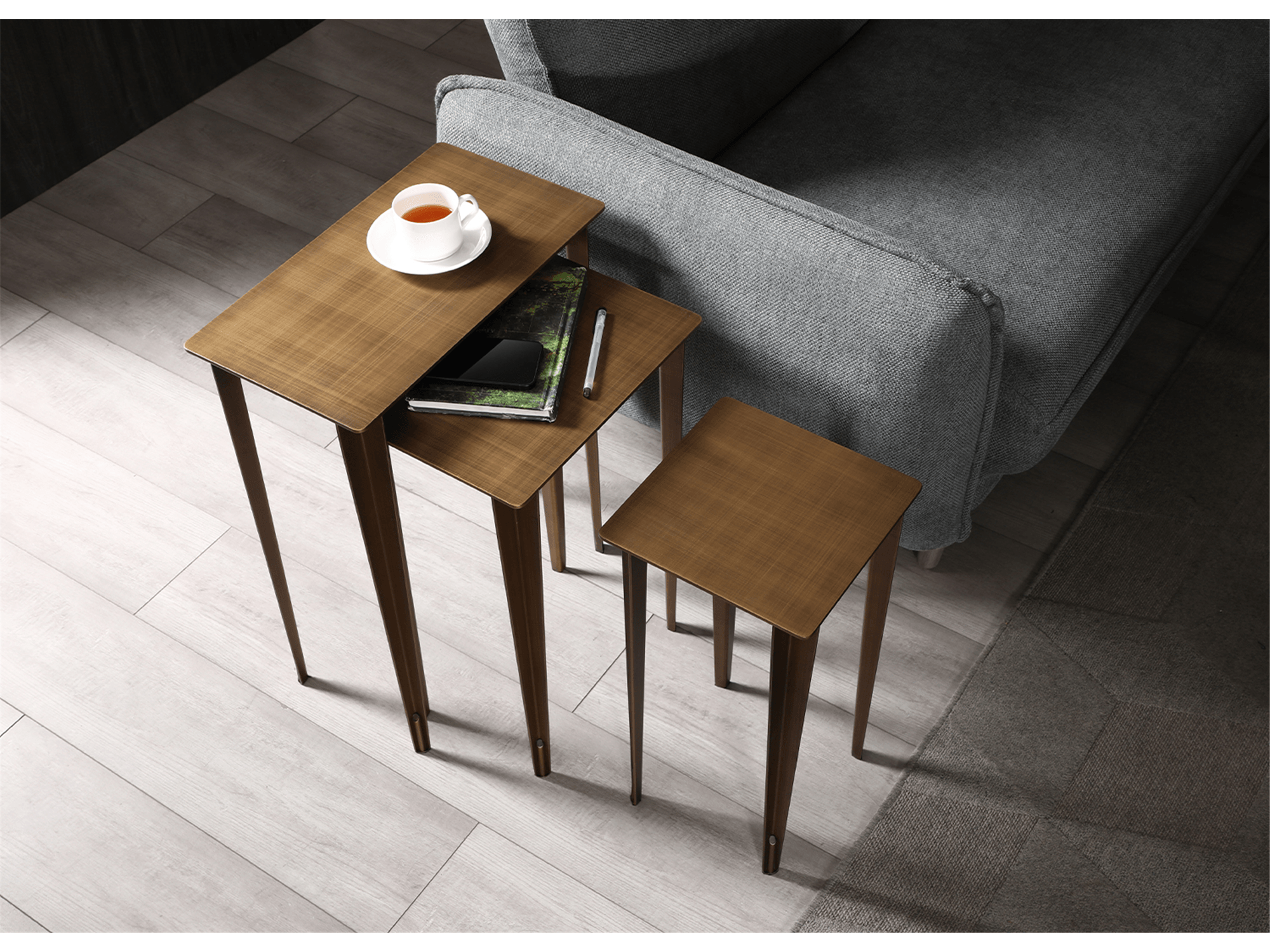 Faron Nest Side Table - Euro Living Furniture