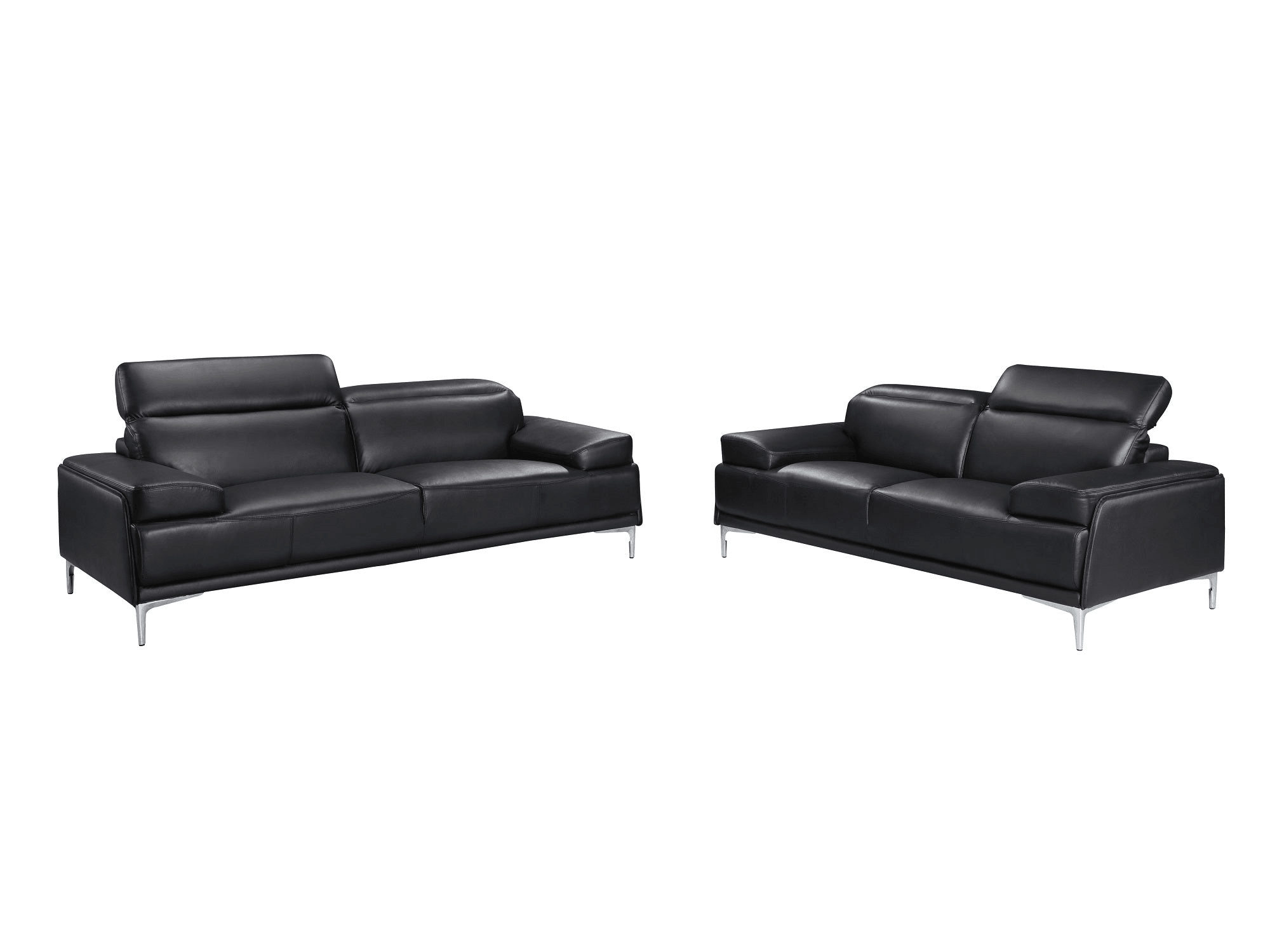Archlight Black Sofa - Euro Living Furniture
