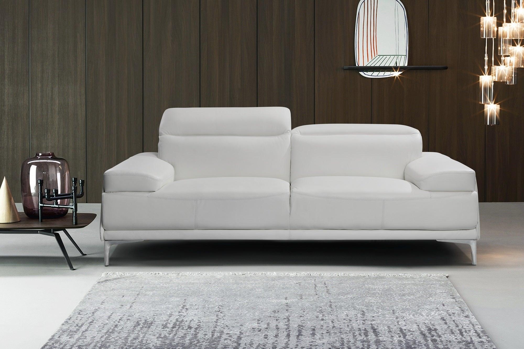 Archlight  White Sofa Set - Euro Living Furniture