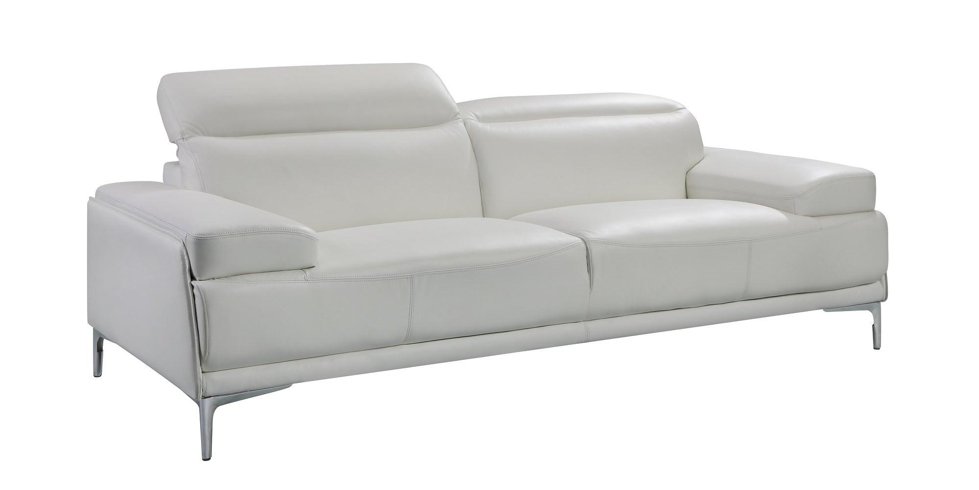 Archlight  White Sofa Set - Euro Living Furniture