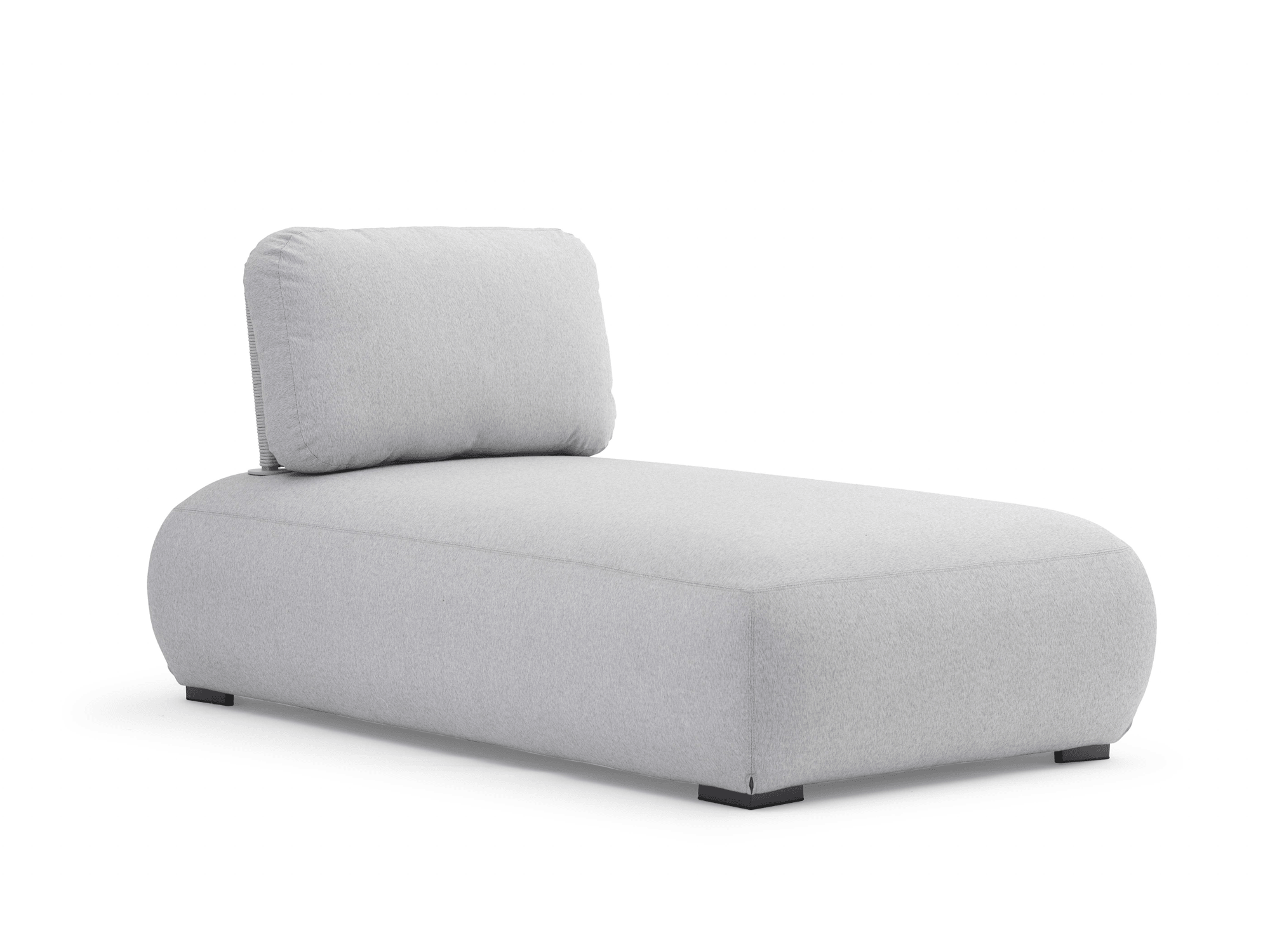 Madi Lounger in Light Gray - Euro Living Furniture