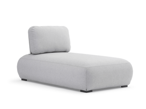 Madi Lounger in Light Gray - Euro Living Furniture
