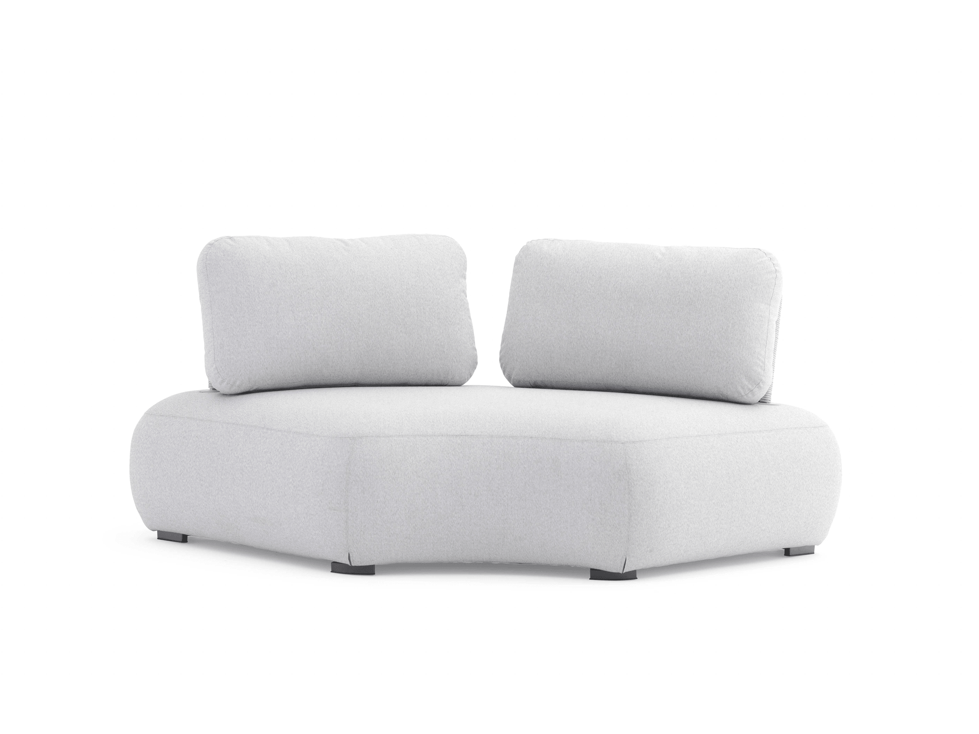 Madi Curved Corner Sofa - Euro Living Furniture