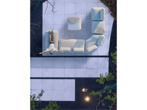 Madi Lounger in Light Gray - Euro Living Furniture