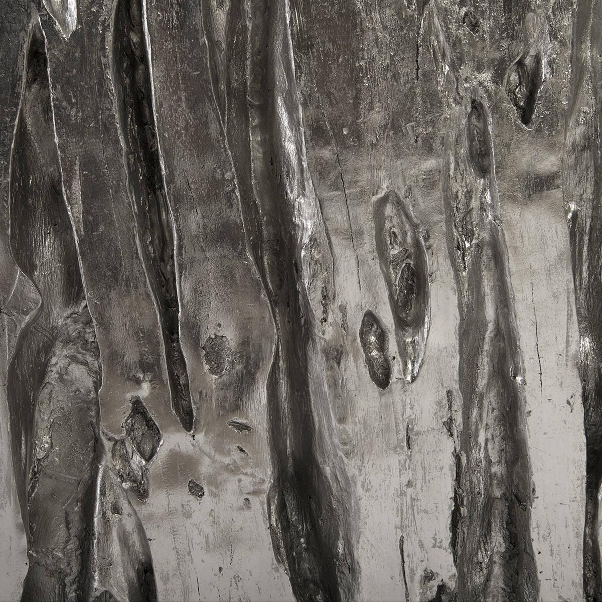 Freeform Console Table Silver Leaf - Euro Living Furniture