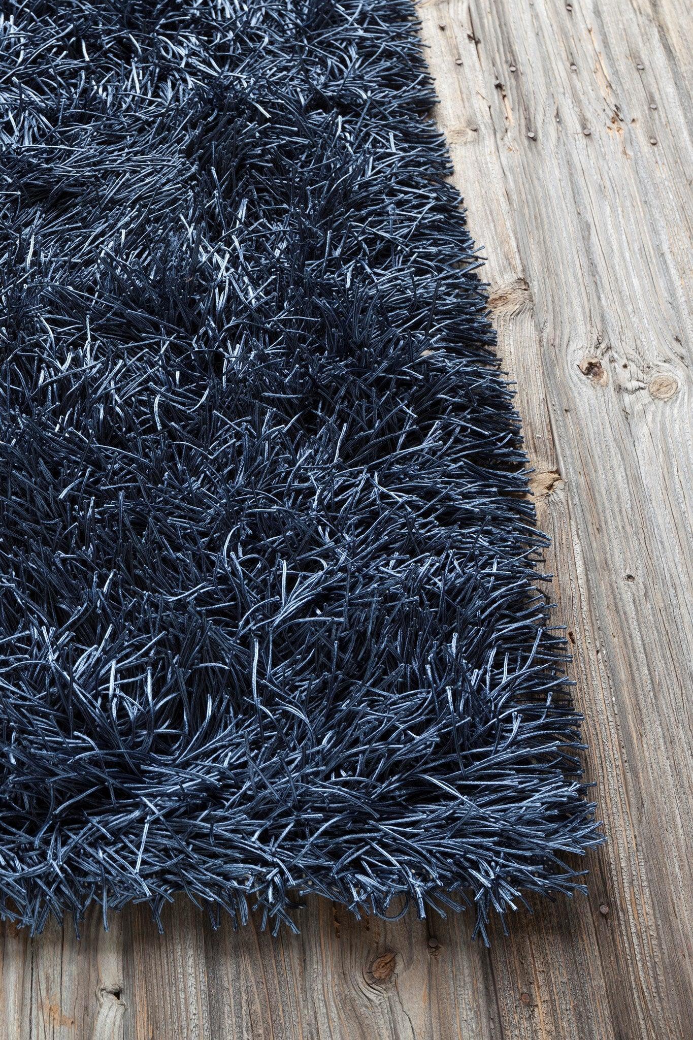 Polina Shag - Blue - Euro Living Furniture