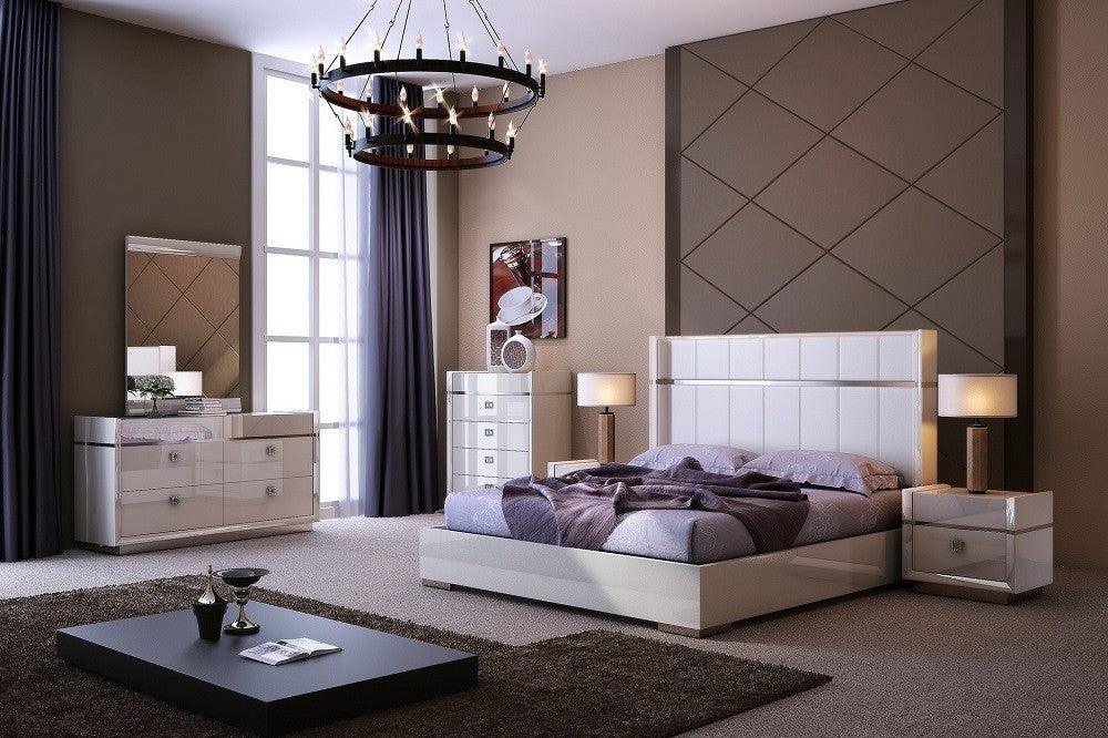 Parisean Bedroom Collection King - Euro Living Furniture
