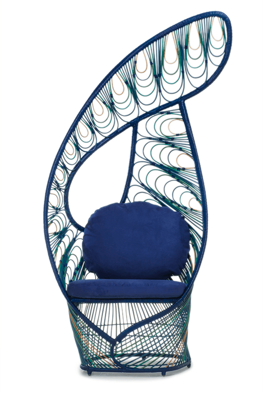PEACOCK EASY CHAIR - Euro Living Furniture