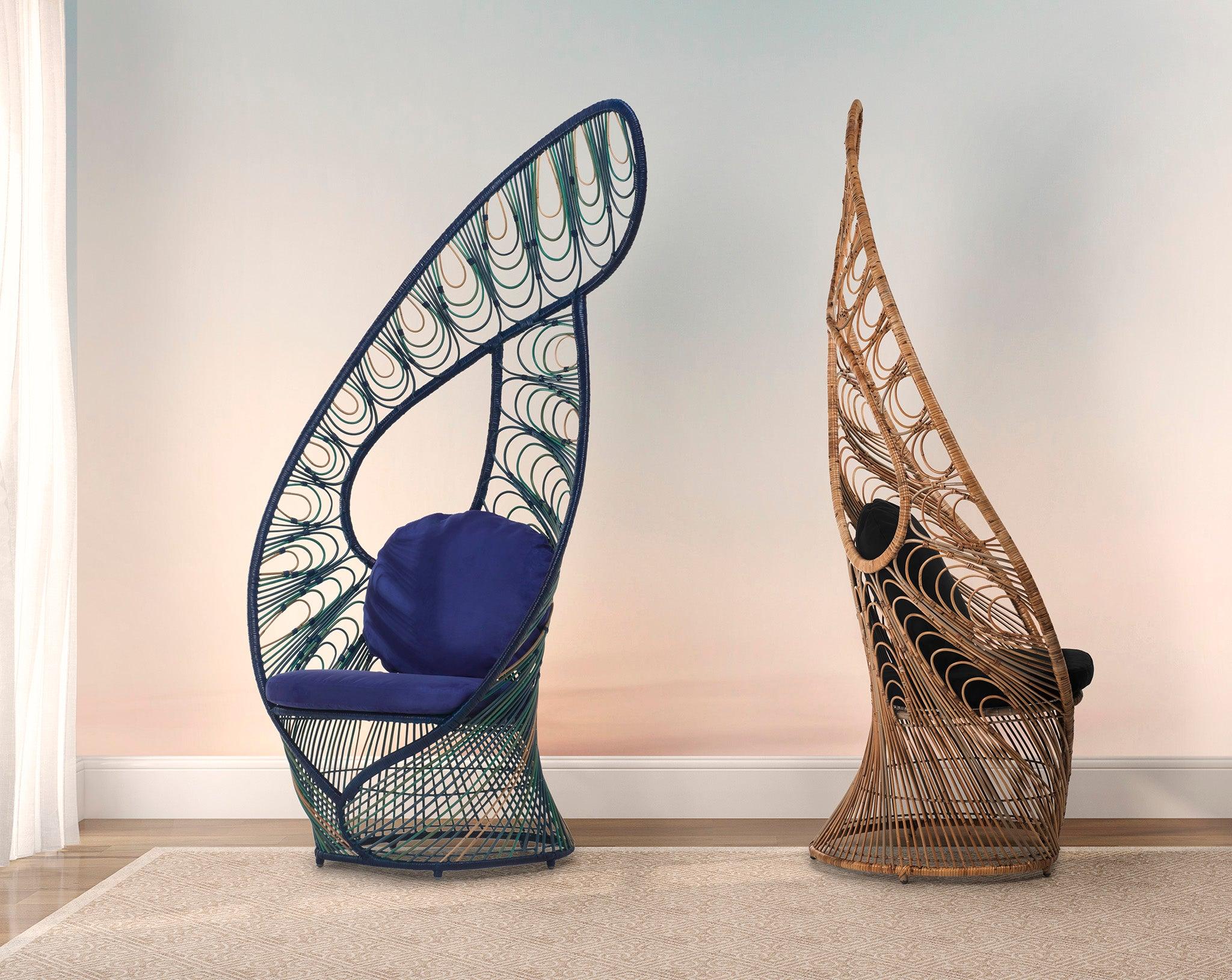 PEACOCK EASY CHAIR - Euro Living Furniture