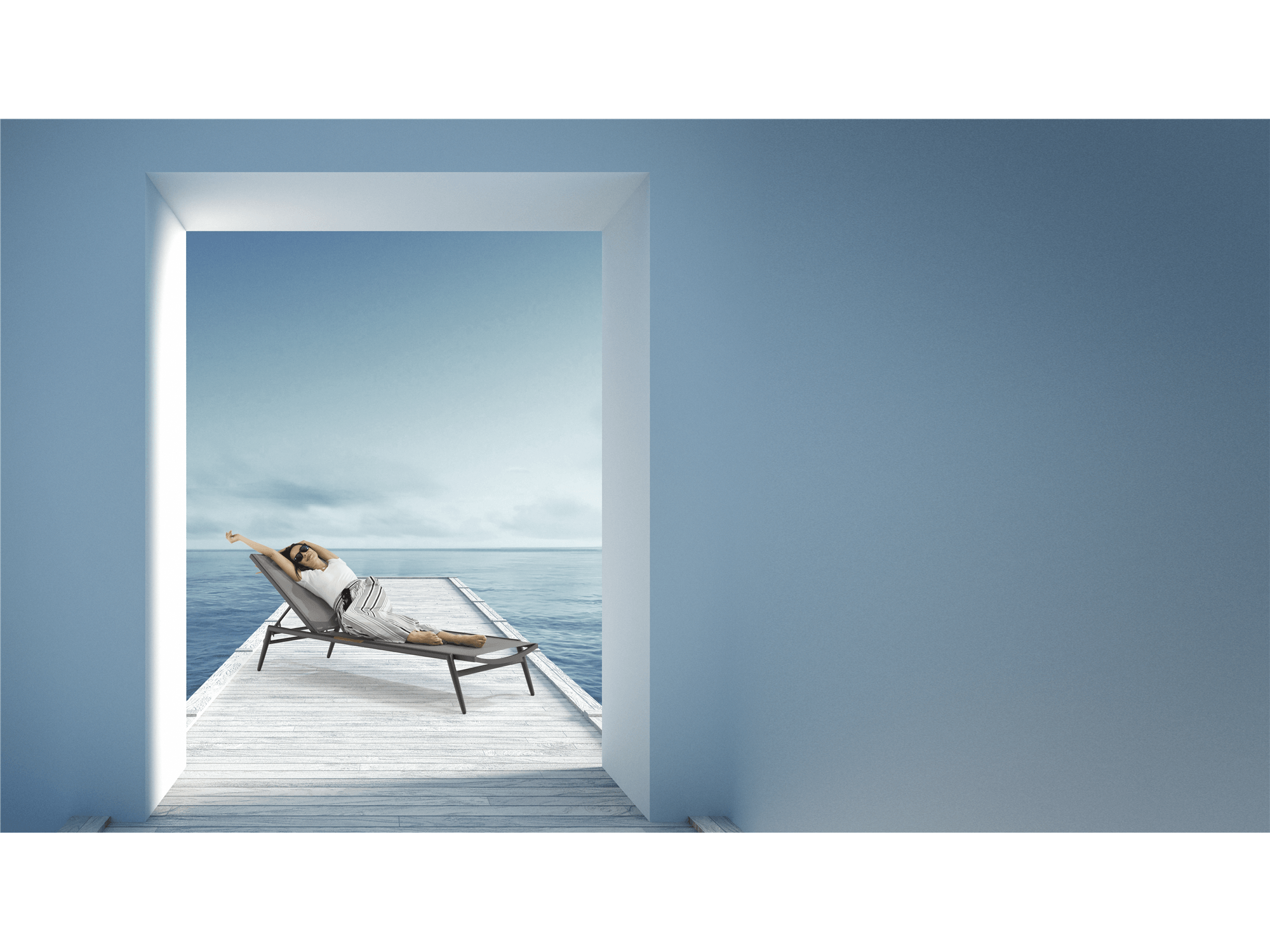 Felix Chaise Lounge - Euro Living Furniture