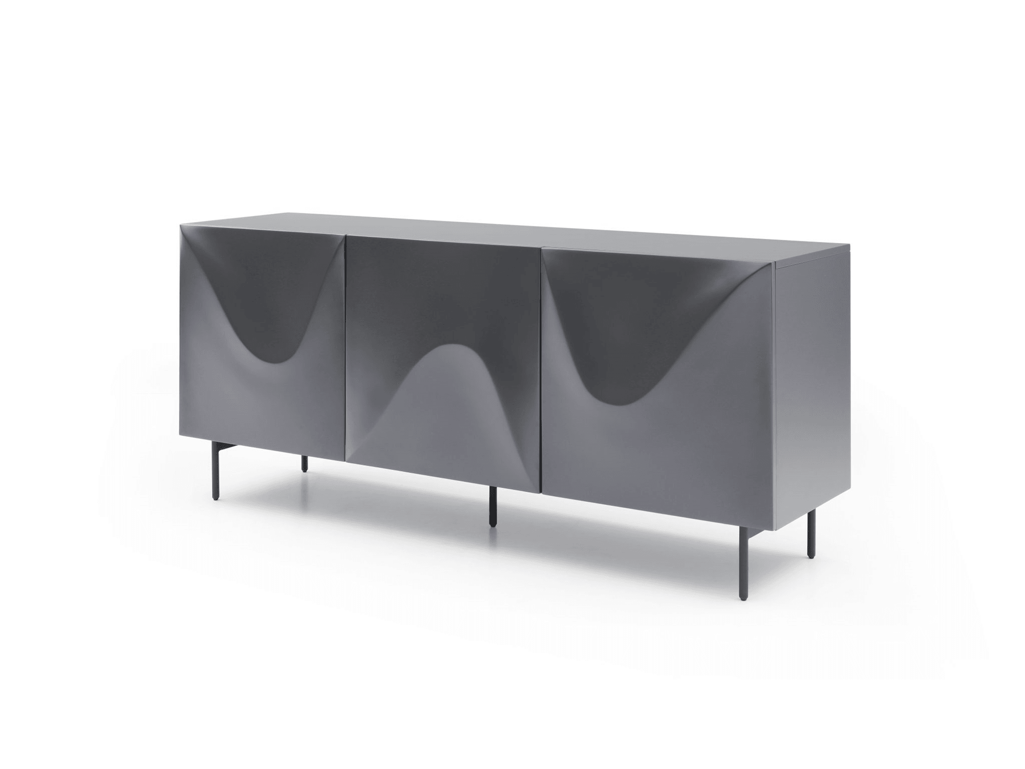 Boothman Buffet Dark Grey - Euro Living Furniture