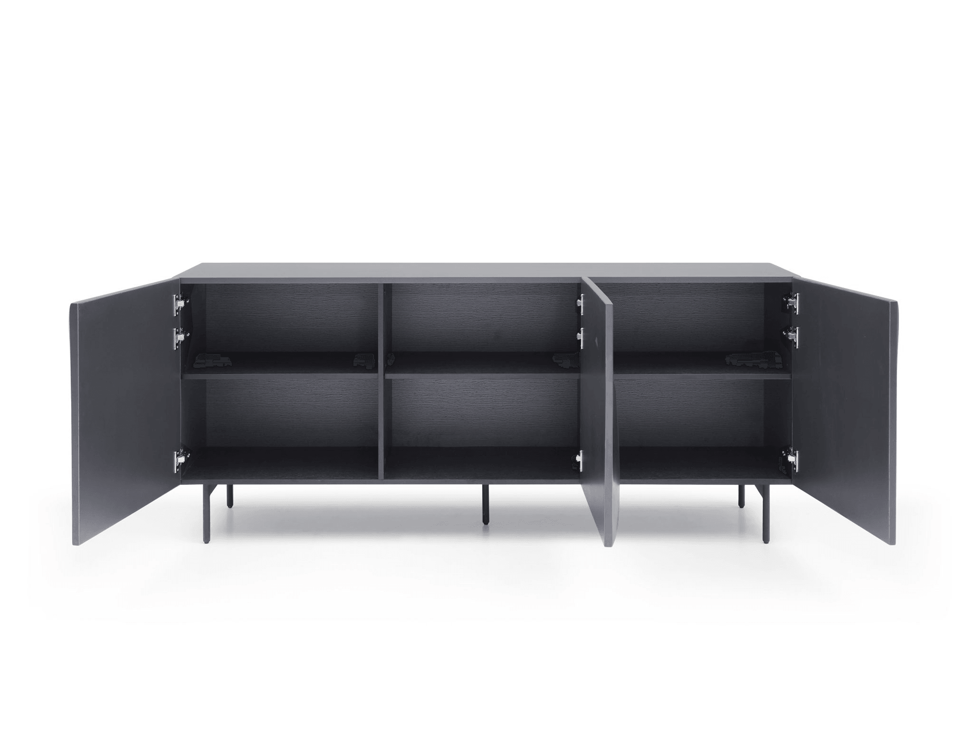 Boothman Buffet Dark Grey - Euro Living Furniture